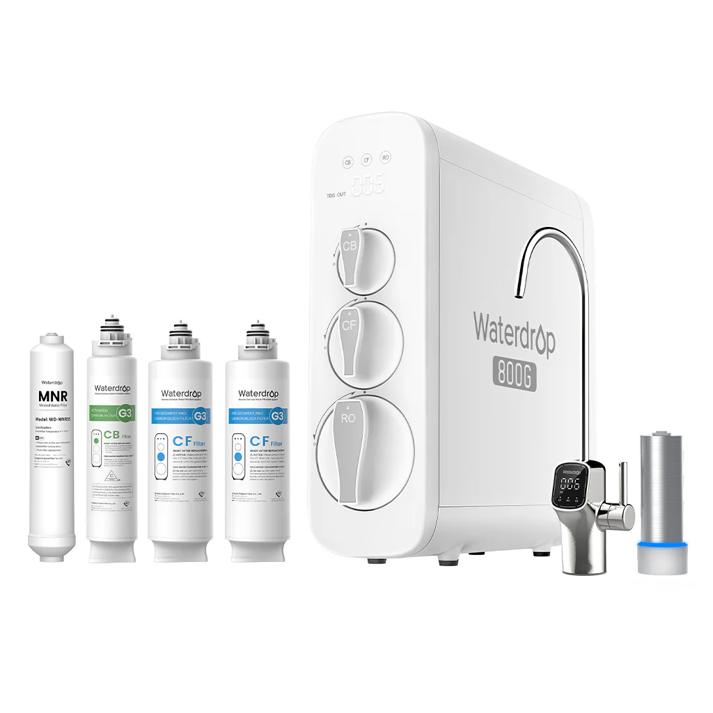 Waterdrop G3P800 Tankless RO System with UV Light, Complete Filtration Set - Image 12
