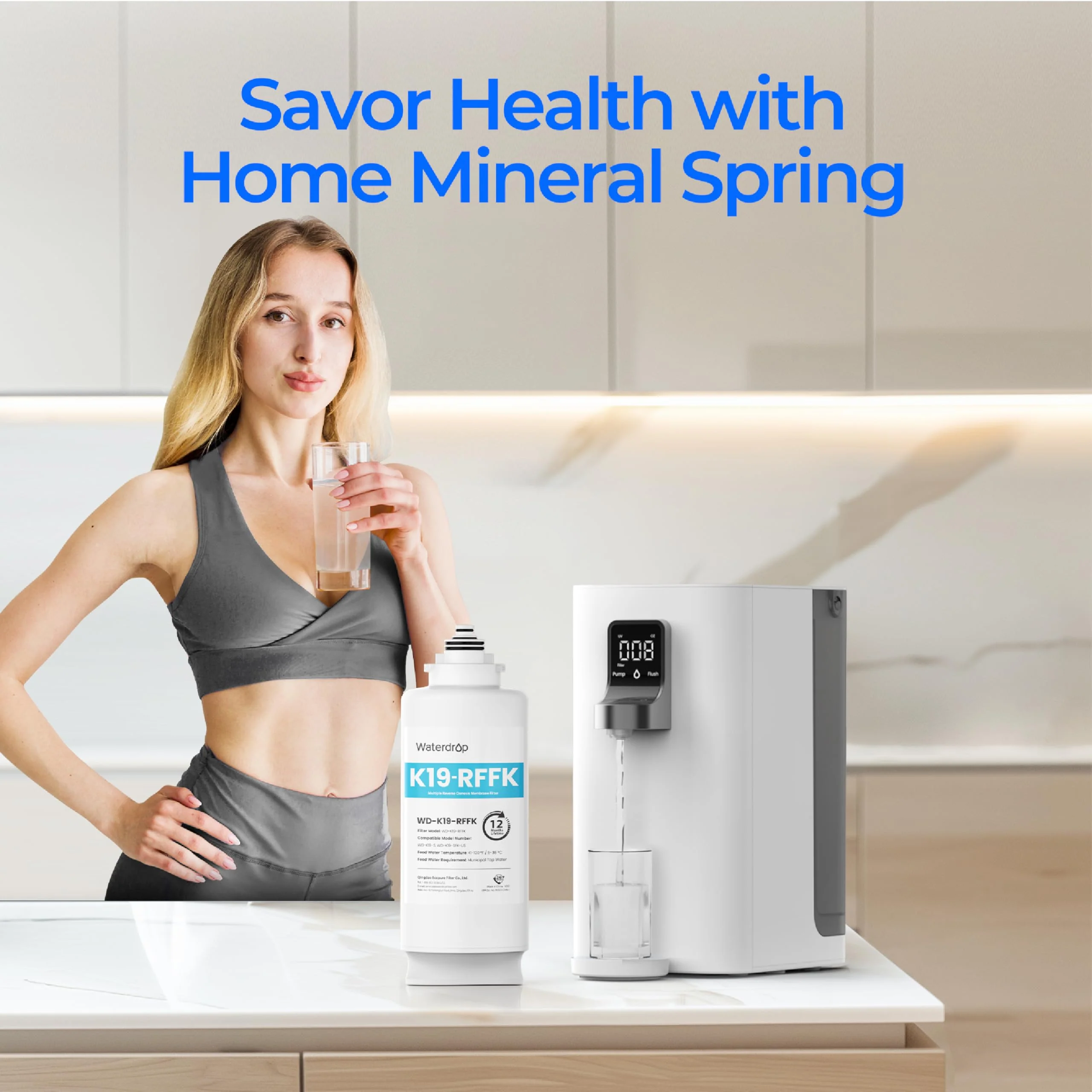 Remineralization Alkaline Water Filter for Countertop RO System K19-SFK - Image 10