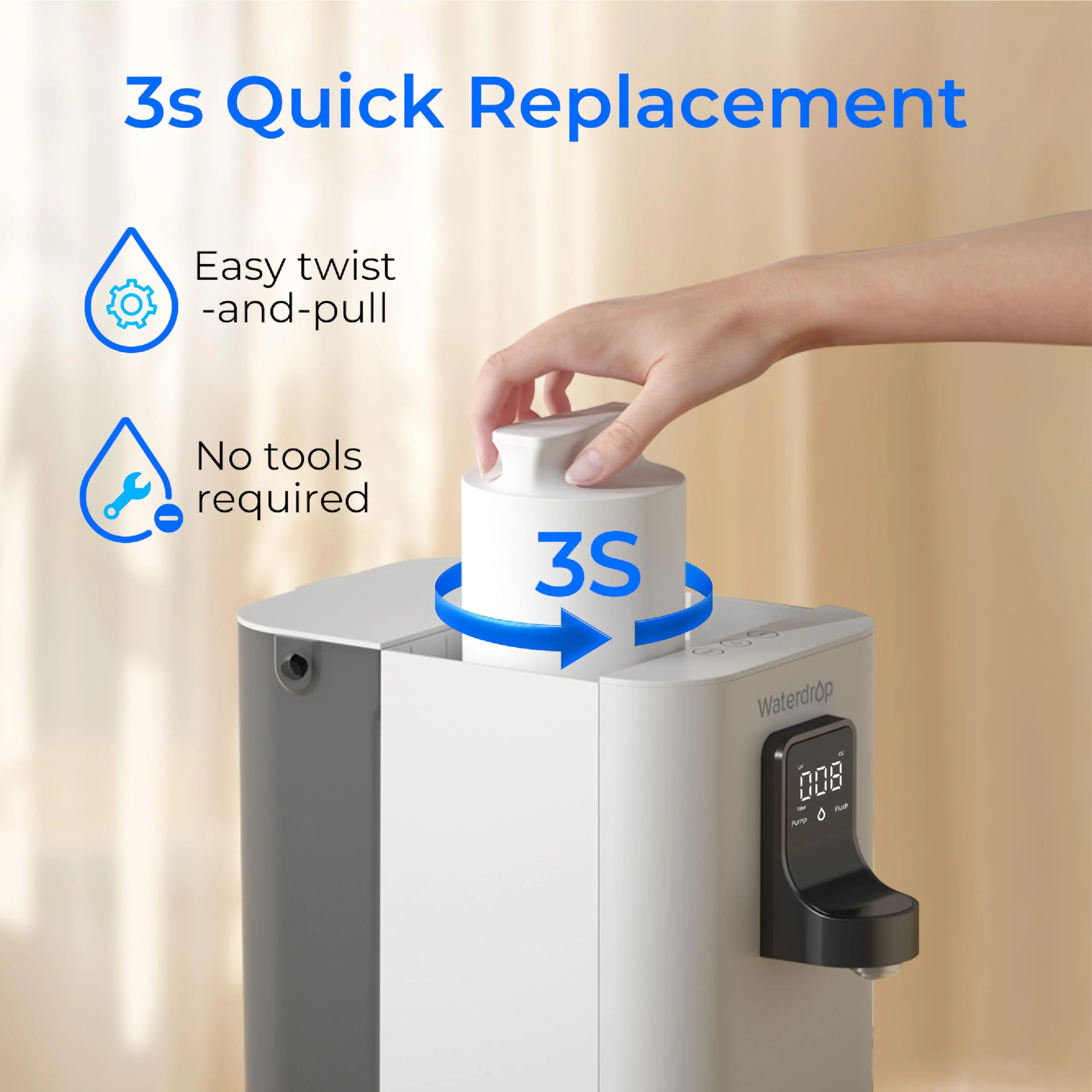 Remineralization Alkaline Water Filter for Countertop RO System K19-SFK - Image 7