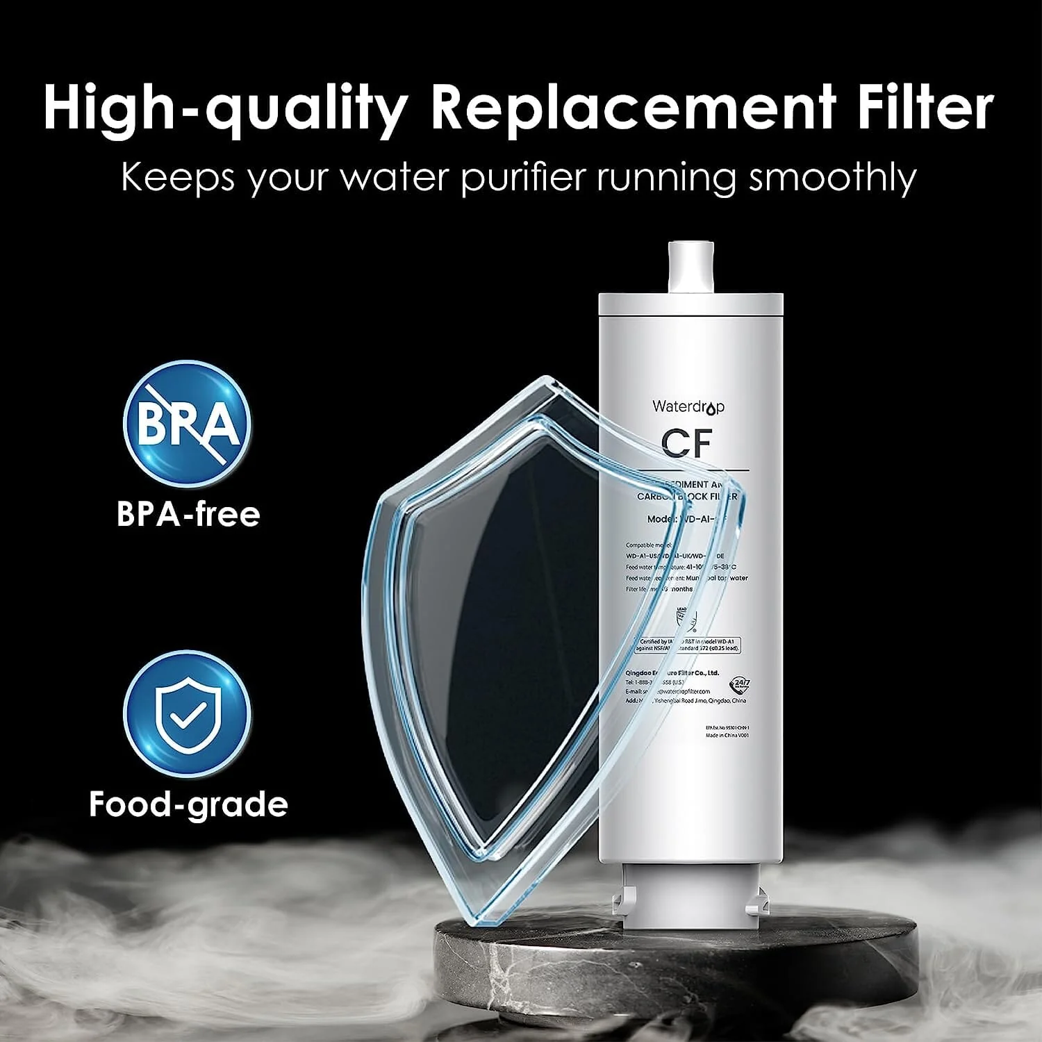 WD-A1-CF Filter for A1 RO Hot Cold Water System - Image 9