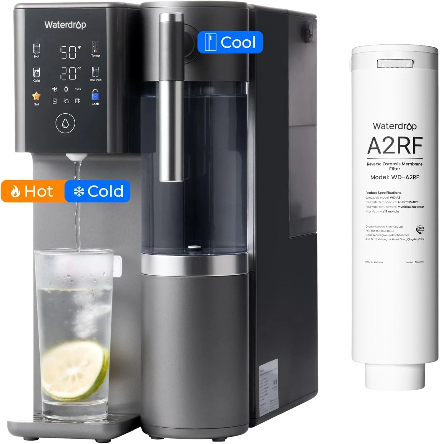Waterdrop A2RF-RO Water Filter for WD-A2 Countertop RO System - Image 8
