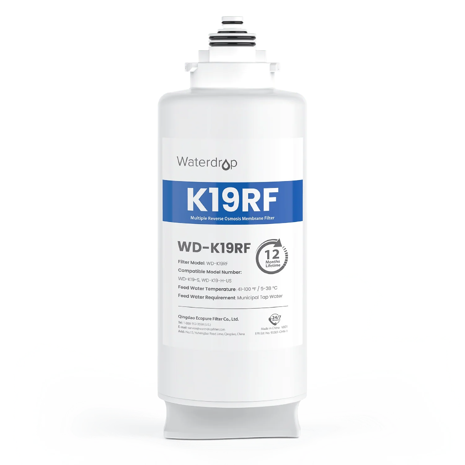WD-K19RF Filter for Waterdrop K19 Countertop Reverse Osmosis System - Image 6