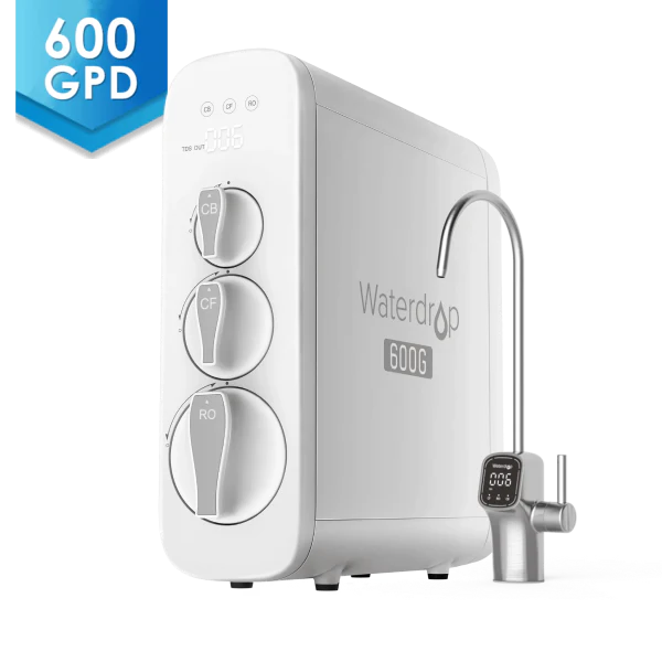 Waterdrop G3P600 Tankless Reverse Osmosis System - with Replacement Filter Set - Image 3