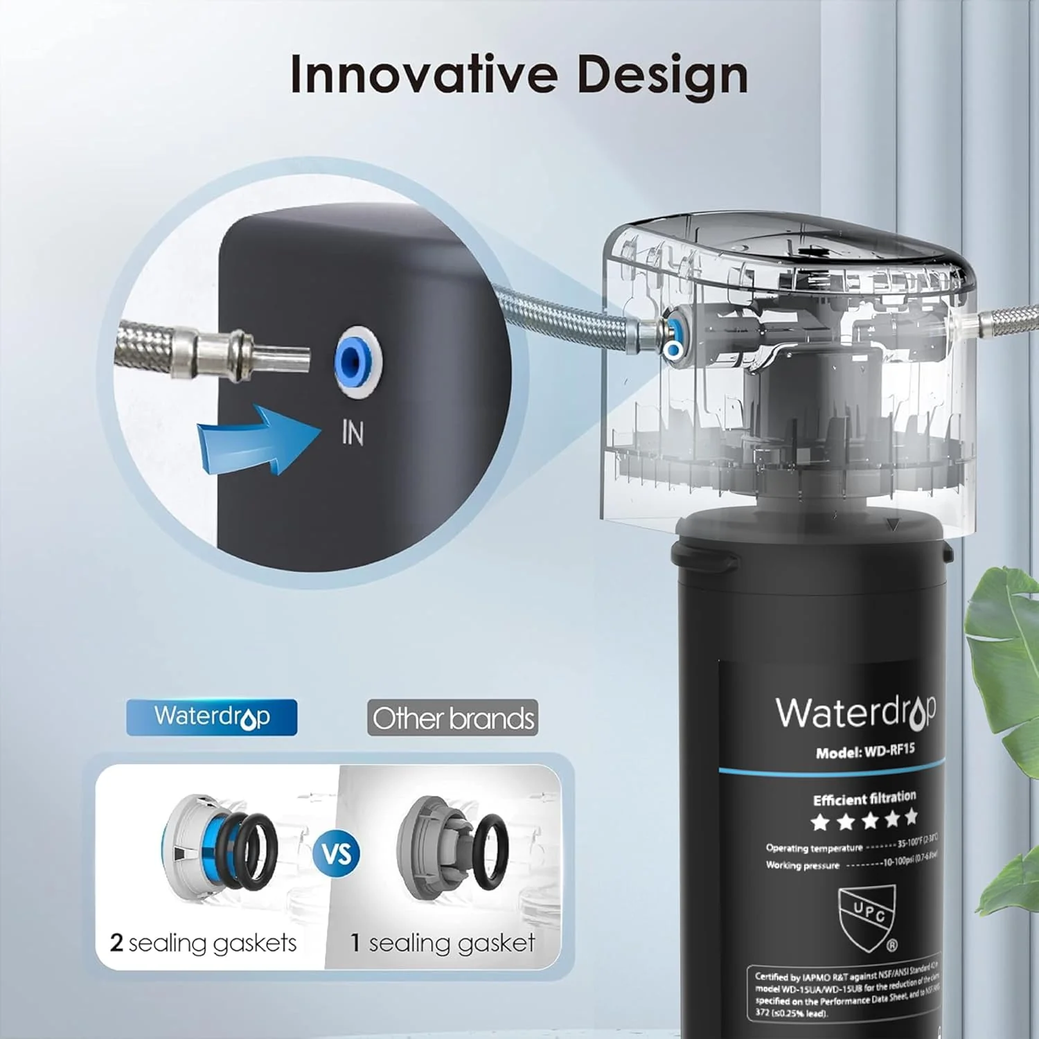 Undersink Water Filtration System With Dedicated Faucet - Image 8