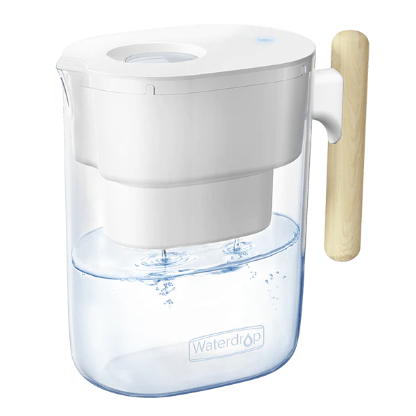 Waterdrop Chubby Pitcher Water Filter With Wooden Handle PT-04 - Image 5