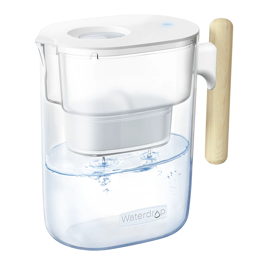 Waterdrop Chubby Pitcher Water Filter With Wooden Handle PT-04 - Image 6