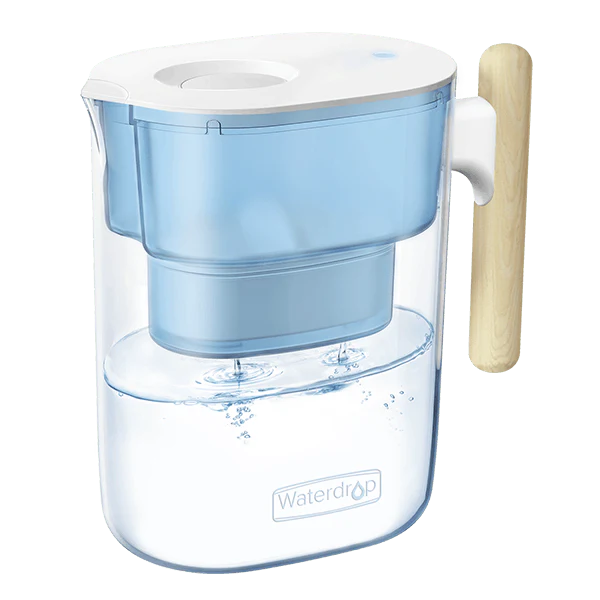 Waterdrop Chubby Pitcher Water Filter With Wooden Handle PT-04 - Image 7
