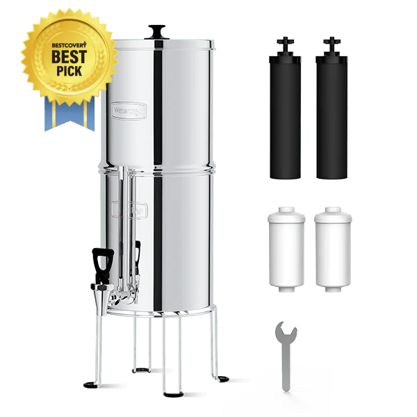 Waterdrop 2.25-gallon King Tank Gravity Water Filter System, With Stand - Image 3