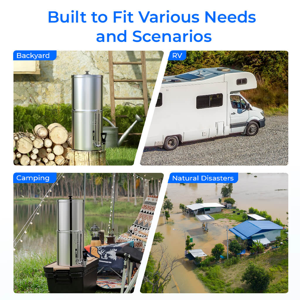 Waterdrop 2.25-gallon King Tank Gravity Water Filter System, Without Stand - Image 13