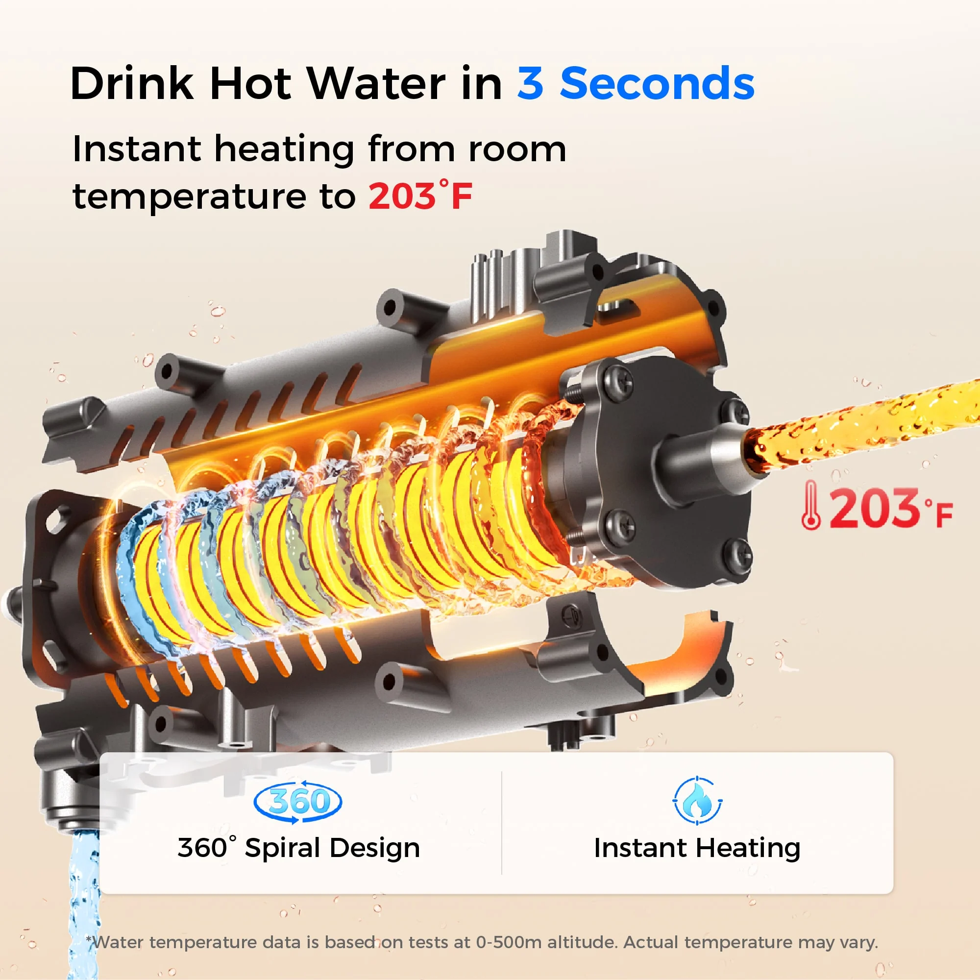 Waterdrop A1 Reverse Osmosis Hot Cold Water Dispenser - Image 5