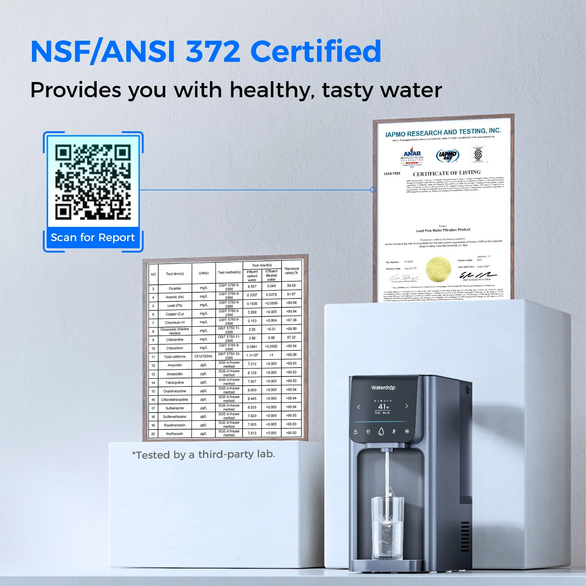 Waterdrop A1 Reverse Osmosis Hot Cold Water Dispenser - Image 7