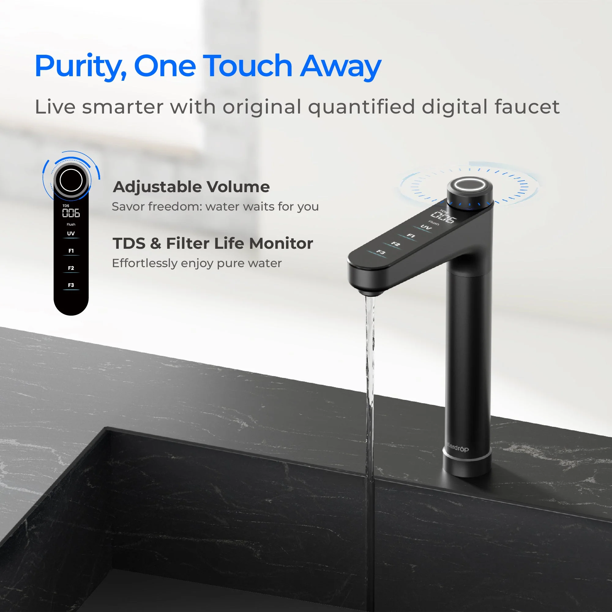 Waterdrop Under Sink RO System X16 with Replacement Filter Set - Image 8